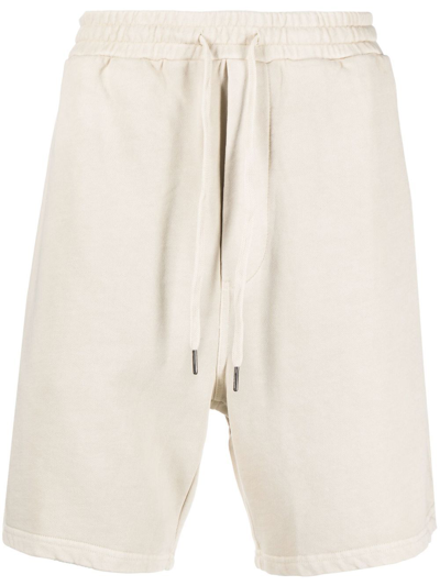 Ksubi Jersey Cotton Shorts In Neutrals