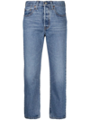 Levi's Cotton Jeans With Back Logo Patch In Blue