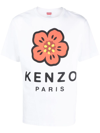 KENZO BOKE FLOWER LOGO-PRINT COTTON T-SHIRT