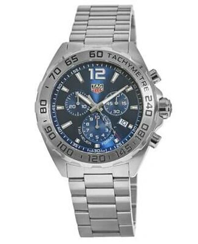 Pre-owned Tag Heuer Formula 1 Quartz Chronograph Blue Men's Watch Caz101k.ba0842