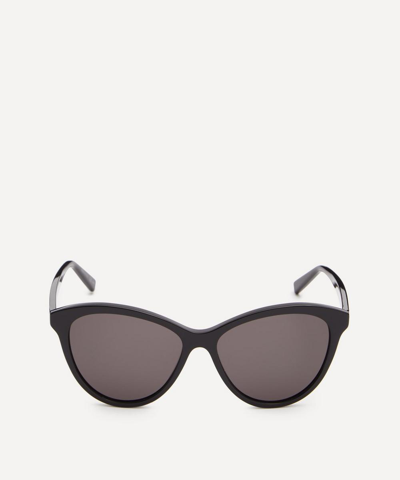 Saint Laurent Acetate Cat-eye Sunglasses In Black