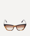 Victoria Beckham Acetate Cat-eye Sunglasses In Black Tortoise