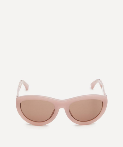 Linda Farrow X Dries Van Noten Pink Cat-eye Sunglasses