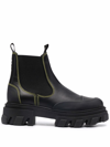 GANNI LEATHER CHELSEA BOOTS