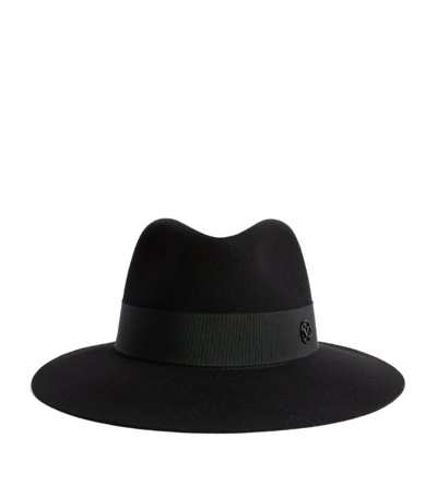 Maison Michel Wool Felt Henrietta Hat In Black