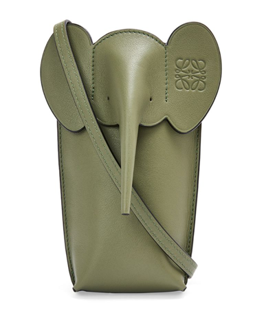 LOEWE LOEWE LEATHER ELEPHANT POCKET BAG