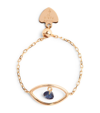 PERSÉE YELLOW GOLD AND SAPPHIRE EYE RING