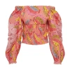 Farm Rio Farm X Anthropologie Dotted Bananas Blouse In Dotted Bananas