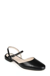 Journee Signature Amannda Ankle Strap Low Pump In Black