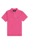 Psycho Bunny Kids' Classic Piqué Polo In 675 Love Pink