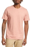 Treasure & Bond Slub Crew Cotton T-shirt In Pink Glass