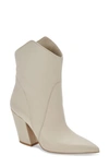 Dolce Vita Women's Nestly Western Dress Booties Women's Shoes In Ivory Leather