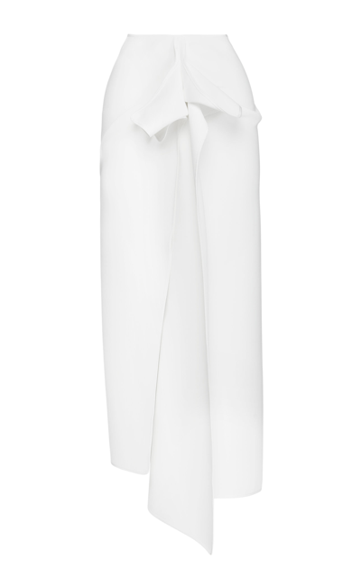 Maticevski Linking Paneled Midi Skirt In White