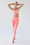 Electric & Rose Sunset Tie-dye Legging In Peach