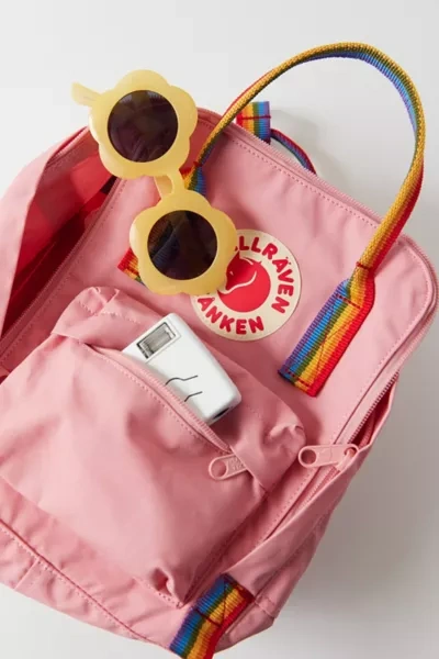 Fjall Raven Kånken Rainbow Mini Backpack In Pink