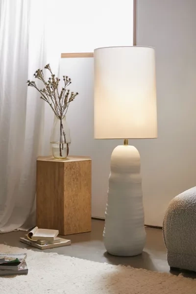 Urban Outfitters Tiago Floor Lamp In Cream