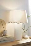 Urban Outfitters Scallop Lamp Shade In White