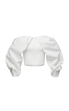Maticevski Stream Sleeve Off-the-shoulder Top In White