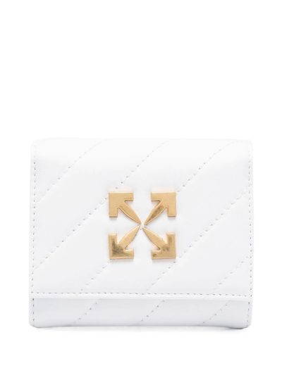 Off-white Jackhammer French Wallet In White
