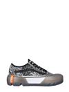 Vans Leopard Print Platform Trainers In Black