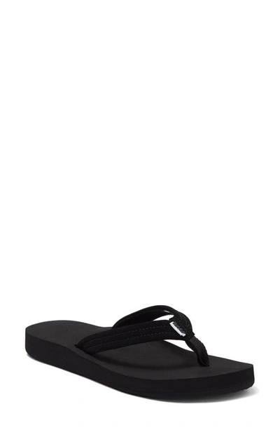 Reef Cushion Breeze Flip Flop In Black/ Black