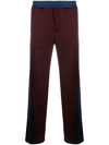 ALEXANDER MCQUEEN ALEXANDER MCQUEEN MEN'S BURGUNDY VISCOSE JOGGERS,648107QQX525240 L