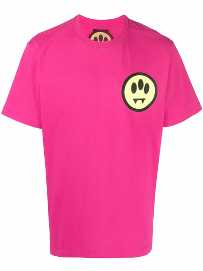 Barrow T-shirt  Men Colour Strawberry In Fuchsia