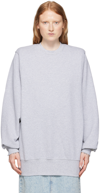 WARDROBE.NYC GRAY FRENCH TERRY SWEATER