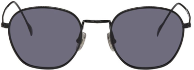 Illesteva Black Prince Sunglasses In Black W/ Grey Flat L