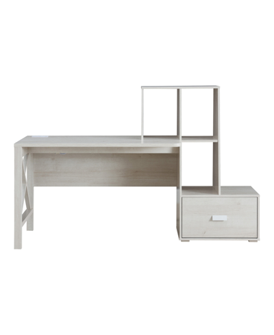 Furniture Bition 1-drawer Desk In White Oak