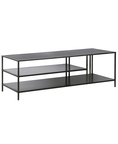 Hudson & Canal Ernest Coffee Table, 48" X 20" In Gunmetal Gray