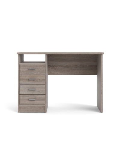 Furniture Tvilum Warner 4-drawer Desk In Truffle