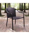 Crosley Palm Harbor Outdoor Wicker Stackable Chairs - Set Of 4