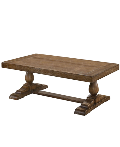 Best Master Furniture Amy Driftwood Coffee Table In Brown