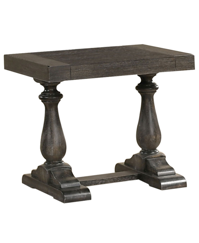 Best Master Furniture Amy Dove End Table In Gray