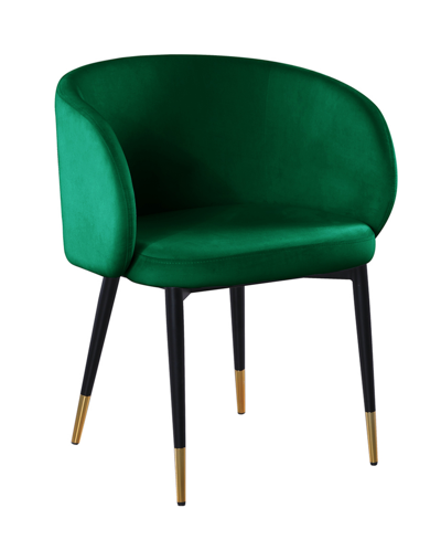 Best Master Furniture Hemingway Upholstered Side Chair In Green