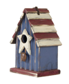 GLITZHOME SOLID WOOD RUSTIC BIRDHOUSE