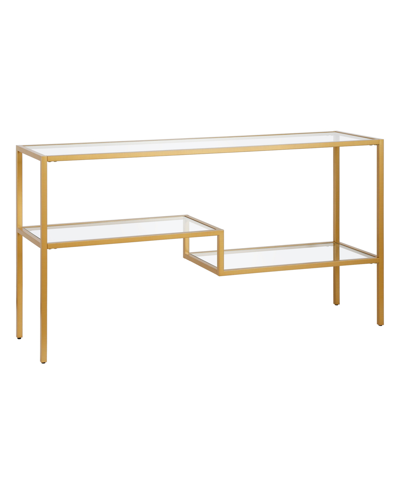 Hudson & Canal Lovett 55" Console Table In Brass
