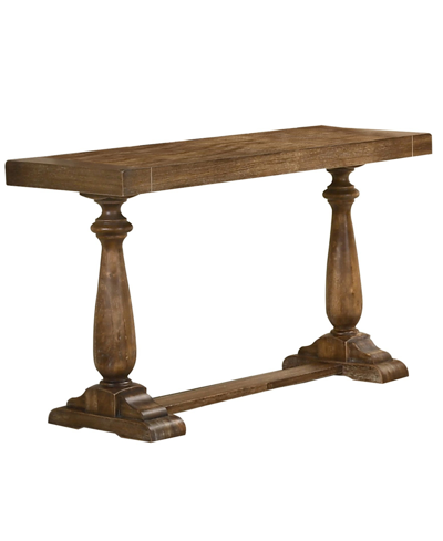 Best Master Furniture Amy Driftwood Sofa Table In Brown