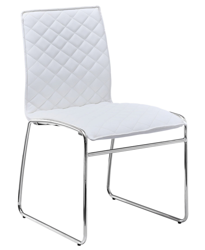 Best Master Furniture Duncan Dining Chair, Set Of 2 In White