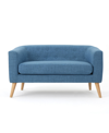 NOBLE HOUSE BRIDIE MUTED MID CENTURY MODERN LOVESEAT