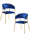 BEST MASTER FURNITURE BELLAI CHAIRS, SET OF 2