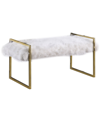 BEST MASTER FURNITURE JAMIE ACCENT BENCH WITH FRAME