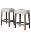 Best Master Furniture Yosef Counter Height Stools, Set Of 2
