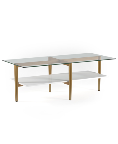 Furniture Otto Coffee Table With Shelf In White
