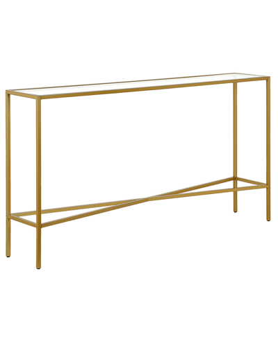 Hudson & Canal Henley 55" Console Table In Brass
