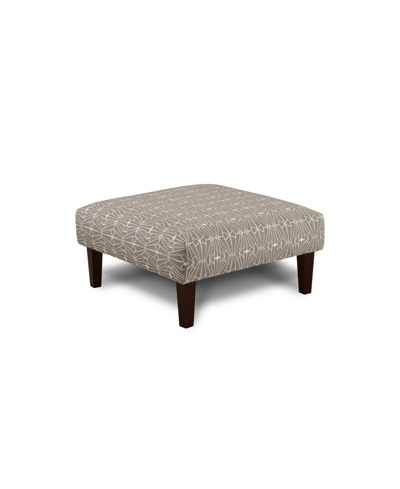 Furniture Of America Gauthier Square Fabric Ottoman In Grey