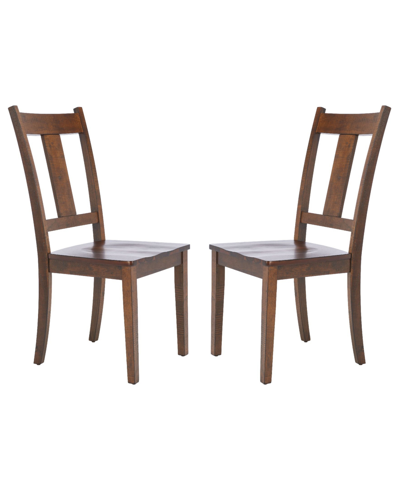 Safavieh Sergio Dining Chair In Brown