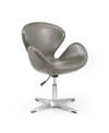 MANHATTAN COMFORT RASPBERRY ADJUSTABLE SWIVEL CHAIR