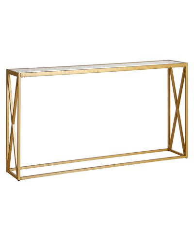 Hudson & Canal Arlo 55" Console Table In Brass